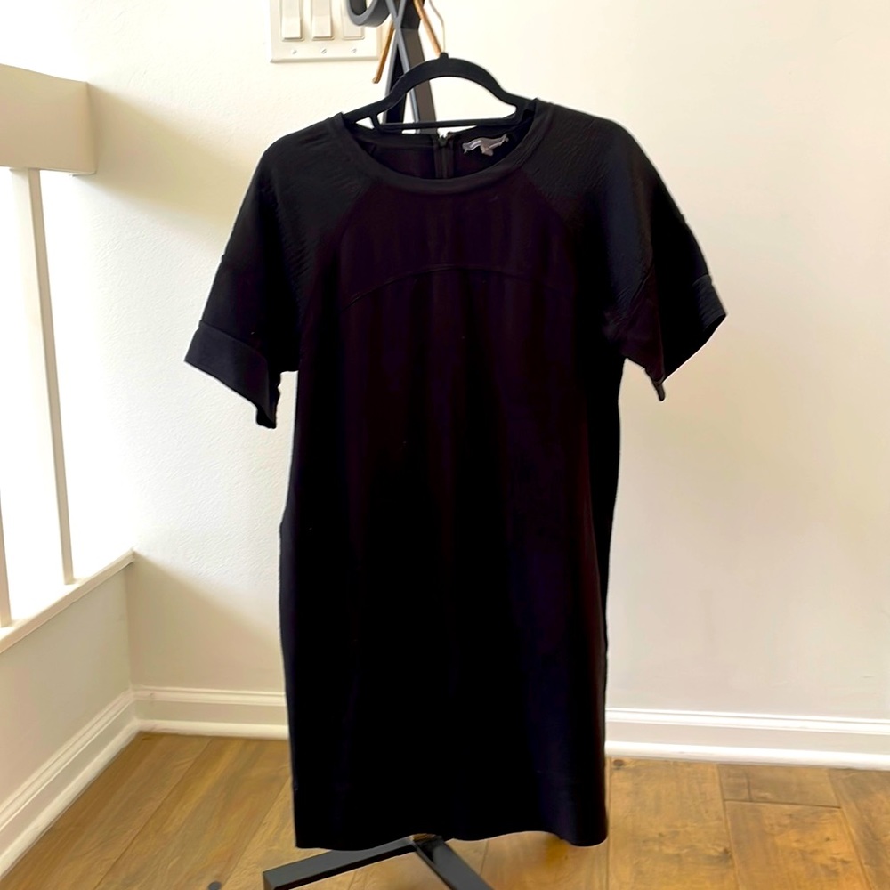 Vince Black Shortsleeved Dress, Size 4
